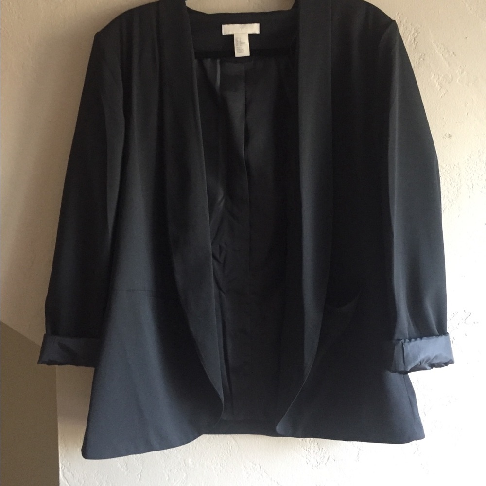 H&M black blazer